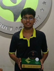 Riyan Dutta, Racquet Academy Ahmedabad