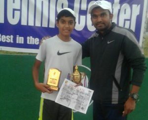 Vedansh Shah Won the U14 Singles Title of the Talent Series 7 Tennis Title