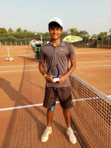 Krish Patel Won the Doubles Tennis Title of the ITF Grade 5 Event Held at Madurai
