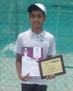 Vedansh Patel, Tennis